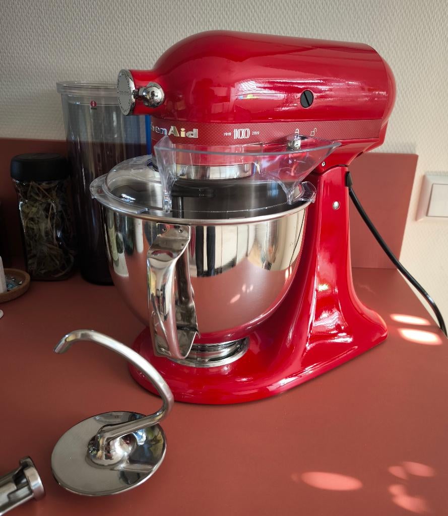 Kitchenaid Artisan 4.8L Queen of hearts Special Edition, 4 liter of meer, Ophalen of Verzenden, Zo goed als nieuw, 3 snelheden of meer