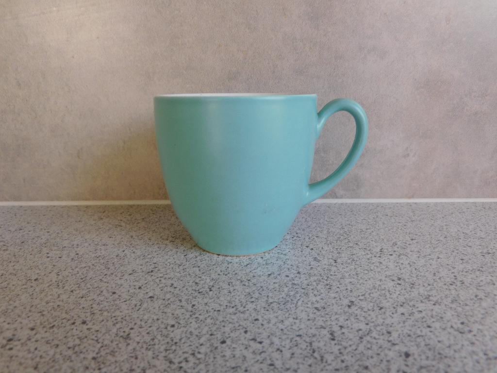 Kopje 100 ml. Turquoise Goedewaagen Gouda Holland, Antiek en Kunst, Ophalen of Verzenden