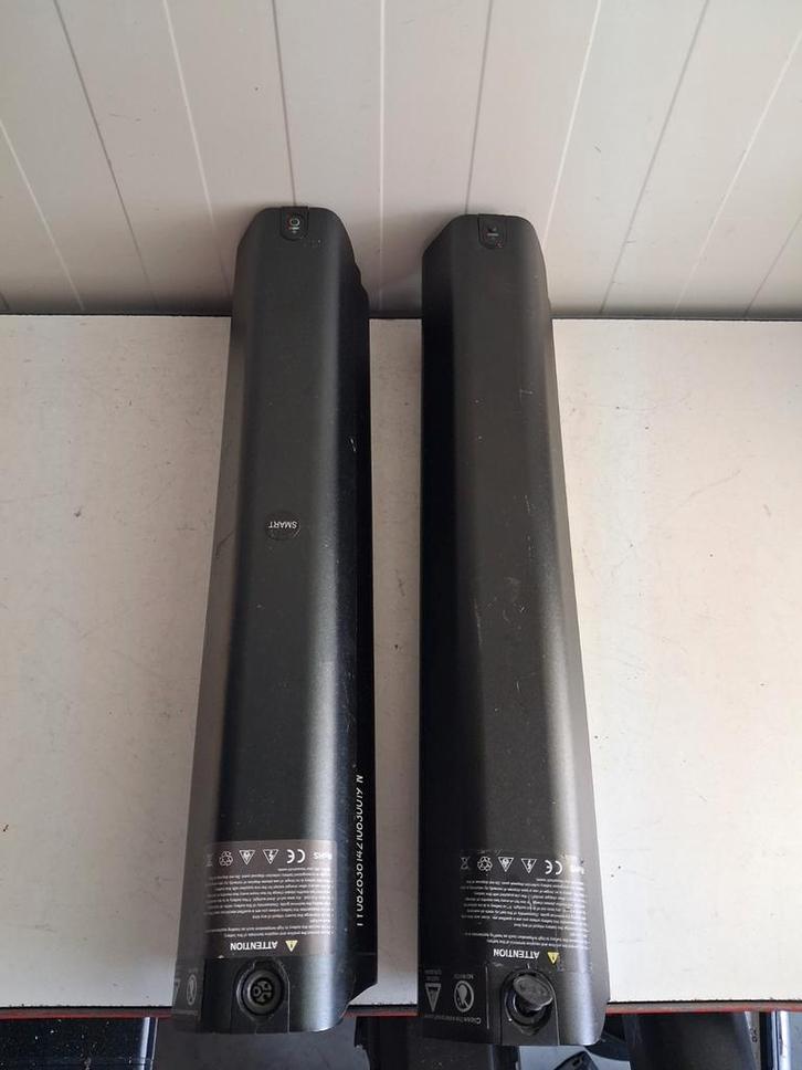 2 stuks defecte fiets accu's Brinckers bafang Intube TM50, Fietsen en Brommers, Fietsaccessoires | Fietsaccu's, Gebruikt, Ophalen of Verzenden