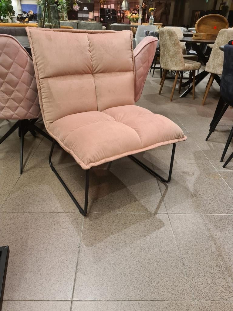 Nieuwe bronx71 fauteuil Malaga adore velvet roze €95, Ophalen, Industrieel landelijk barok brocante koloniaal boheems vintage