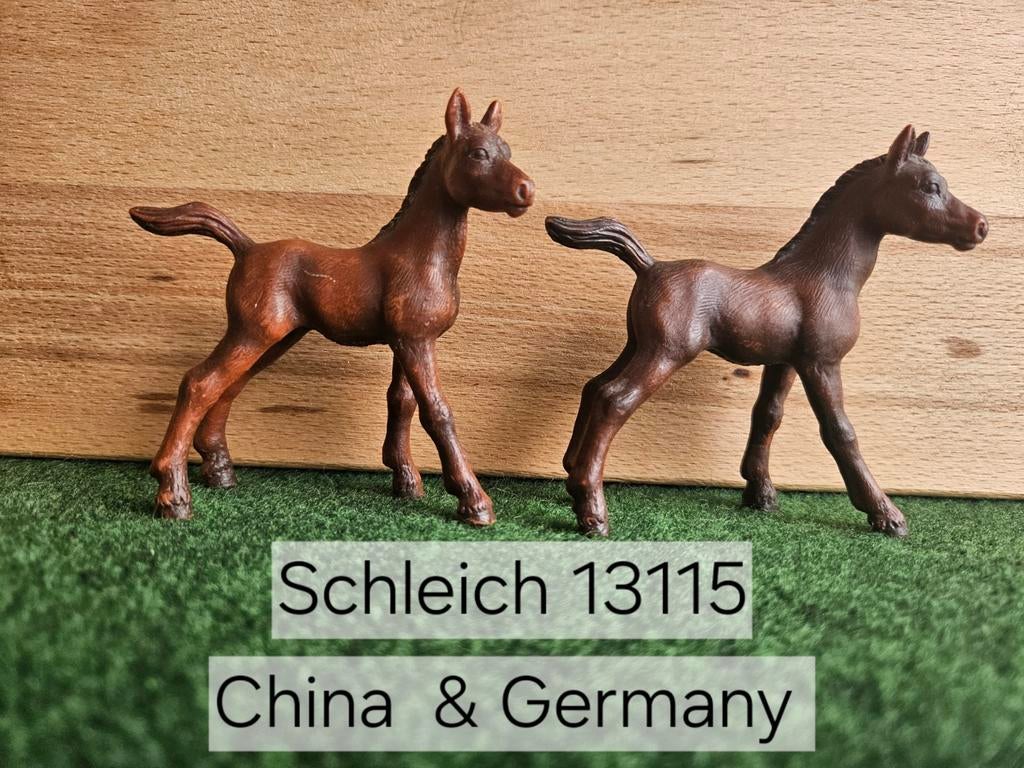Schleich 13115 Hannoveraan veulen
uit 1995, Ophalen of Verzenden, Zo goed als nieuw, Paard, Beeldje of Figuurtje