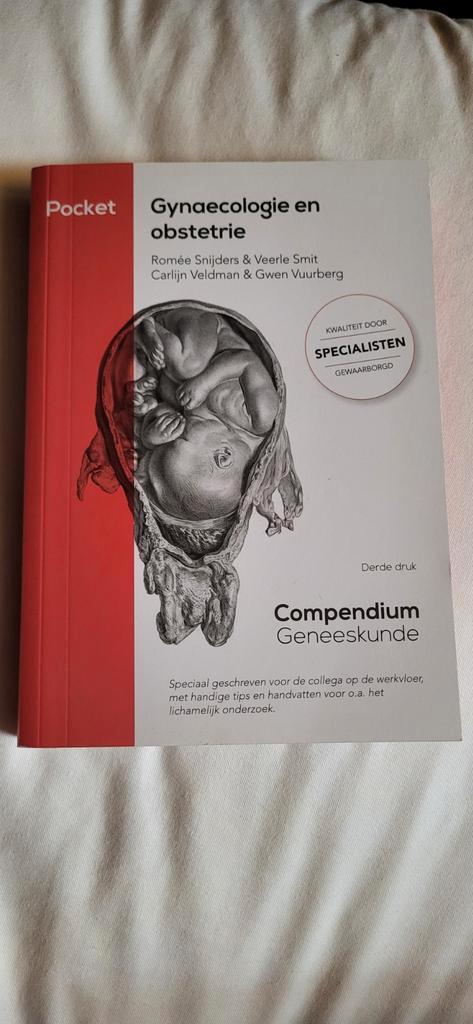 Compendium Geneeskunde Pocket Gynaecologie en Obstetrie, Boeken, Gezondheid, Dieet en Voeding, Ophalen of Verzenden