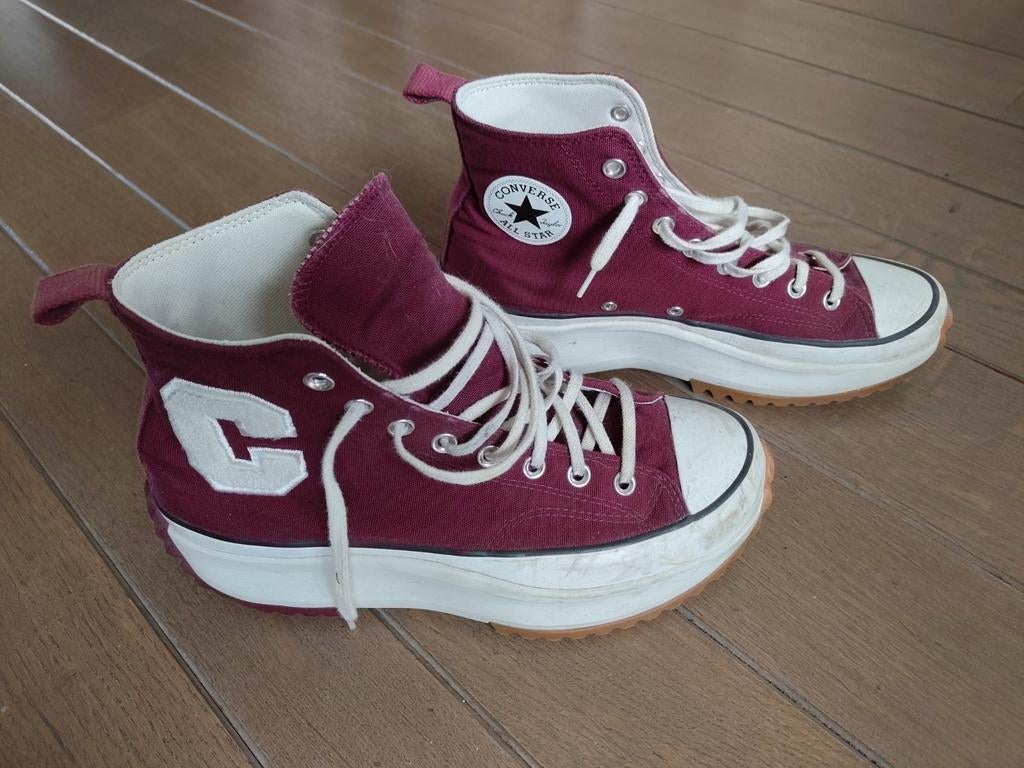 Bordeauxrode Converse Run Star Hike maat 44, Kleding | Heren, Schoenen, Overige kleuren, Converse, Ophalen of Verzenden, Sneakers of Gympen