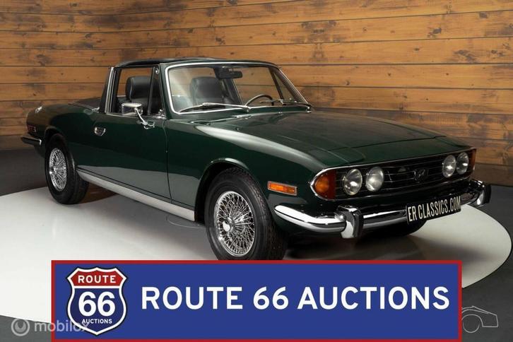 Triumph Stag | 1971 | Route 66 Auctions, Auto's, Oldtimers, Bedrijf, Te koop, Triumph, Benzine, Overige carrosserieën, Handgeschakeld