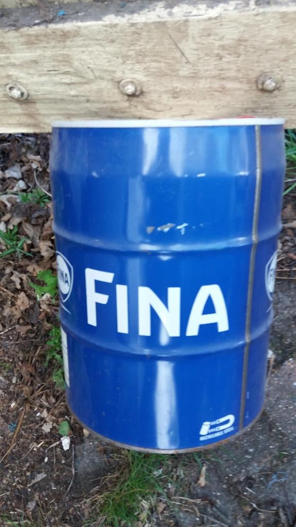 te koop fraai Fina Olievat, Verzamelen, Blikken, Ophalen of Verzenden, Overige