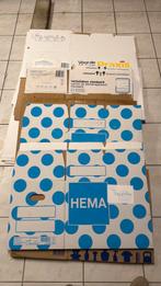 16 verhuisdozen, Ophalen, 50 tot 75 cm, Minder dan 40 cm, 35 tot 50 cm