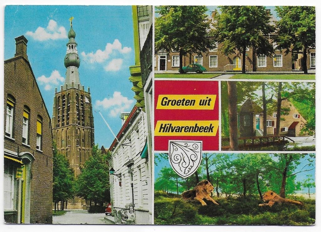 Hilvarenbeek Gelopen Ansichtkaart (y6085 ), Ophalen of Verzenden, 1980 tot heden, Gelopen