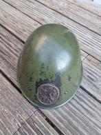 Nederlandse helm 2e wereldoorlog inclusief binnenhelm. WWII, Verzamelen, Ophalen of Verzenden, Nederland, Helm of Baret