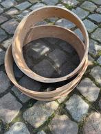 Set van 2 Vintage Houten Zeven - decoratie Tuin, Ophalen of Verzenden, Gebruikt