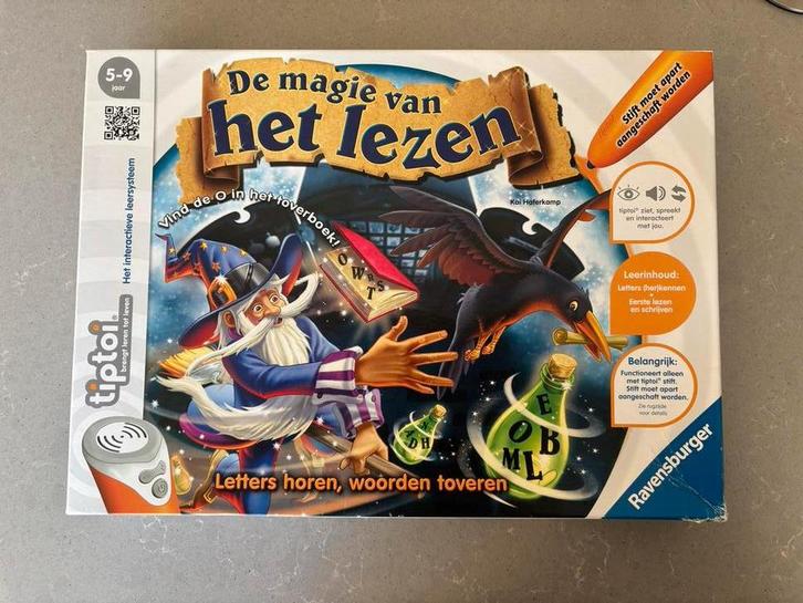 Tiptoi De Magie van het Lezen - Leerzaam spel 5-9 jaar, Hobby en Vrije tijd, Gezelschapsspellen | Bordspellen, Gebruikt, Een of twee spelers