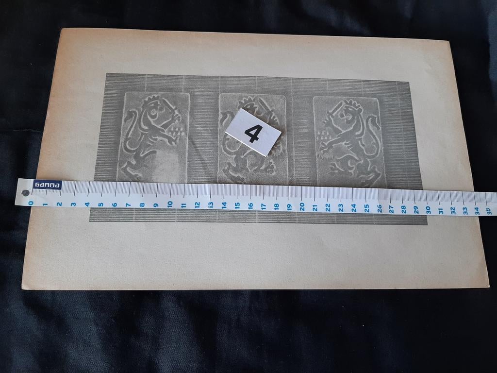 Vals watermerk om vals Persoonsbewijs te maken., Verzamelen, Ophalen of Verzenden, Landmacht, Nederland, Boek of Tijdschrift