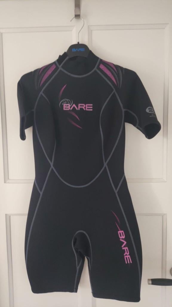 Bare Sport duikpak Shorty 2mm, dames mt 10, Watersport en Boten, Ophalen of Verzenden, Nieuw, Duikpak