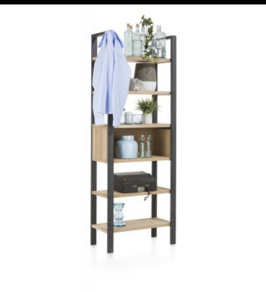 Boekenkast larissa eiken, Ophalen, Met plank(en), Eikenhout, Nieuw