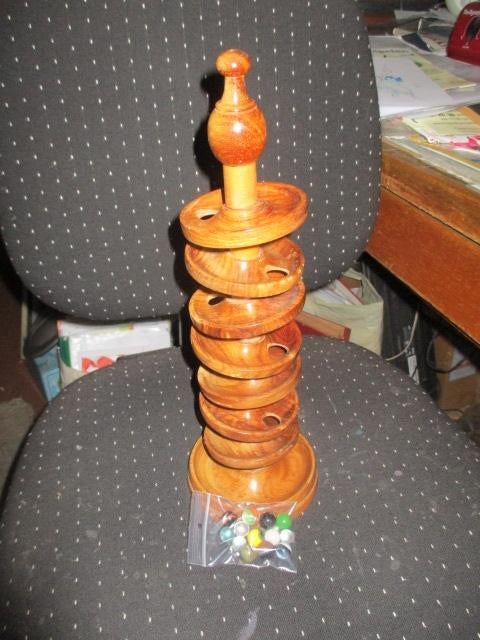 Knikkertoren met 10 knikkers, toyin ronde goten, Ophalen of Verzenden, Gebruikt, Overige typen