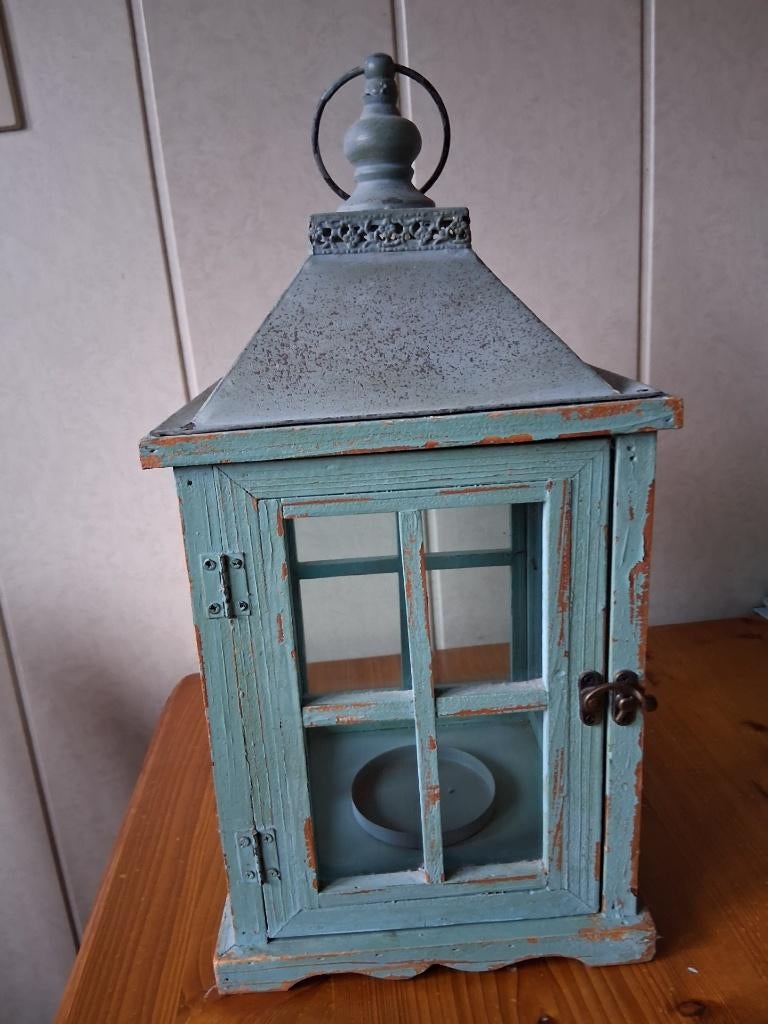groen windlicht, Ophalen, Overige materialen, 25 tot 50 cm, Zo goed als nieuw