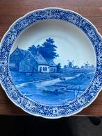 Delfts blauw wandbord Royal Sphinx Maastricht, Ophalen of Verzenden