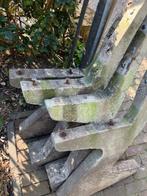 betonnen poten buitenbank, Ophalen, Gebruikt, Overige materialen