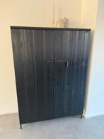 Woood kast zwart 141 x 100, Ophalen, Zo goed als nieuw, 25 tot 50 cm, 100 tot 150 cm