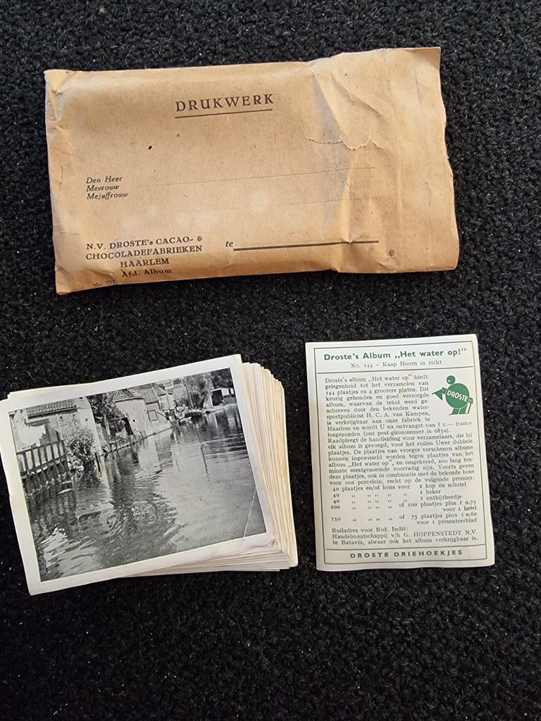 Droste's Album "Het water op!" met 144 plaatjes, Ophalen of Verzenden, 1920 tot 1940, Nederland, Knipsel(s)