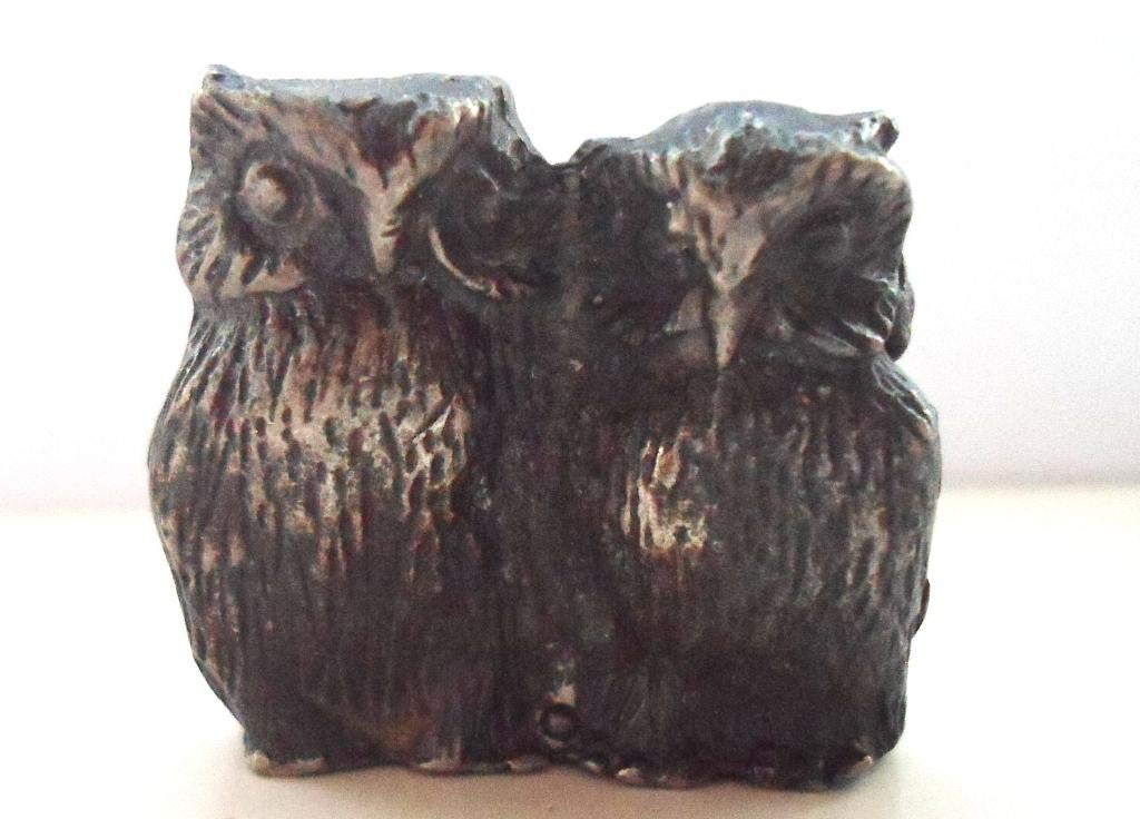 Zilvertinnen uiltjes. 5 euro., Verzamelen, Beelden en Beeldjes, Ophalen of Verzenden, Zo goed als nieuw, Dier