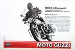 15 vintage advertenties Moto Guzzi Motobecane motor 70-86, Ophalen of Verzenden, Motoren