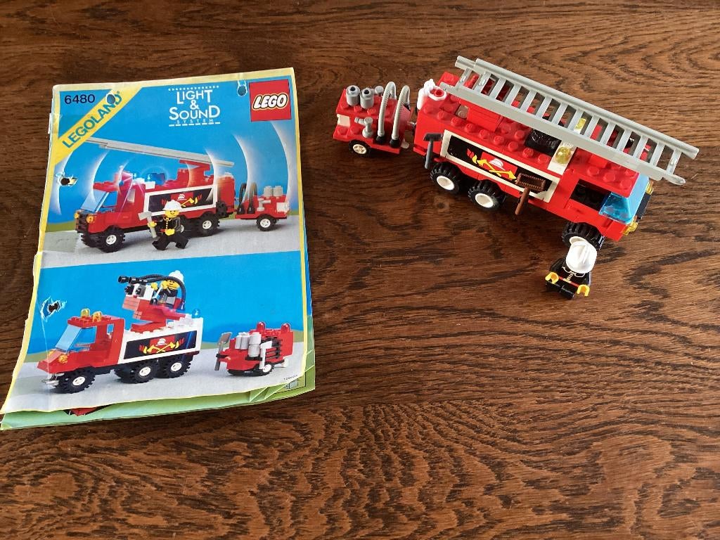 Lego 6480 brandweer, Ophalen of Verzenden, Gebruikt, Lego