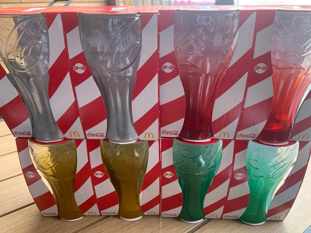 Coca-Cola glazen, Ophalen, Glas of Glazen, Nieuw, Glas