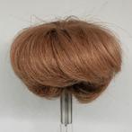 Poppenpruik echt mensenhaar, pruik voor pop omtrek 24-26 cm., Verzamelen, Poppen, Verzenden, Fabrikant onbekend, Fabrikant onbekend