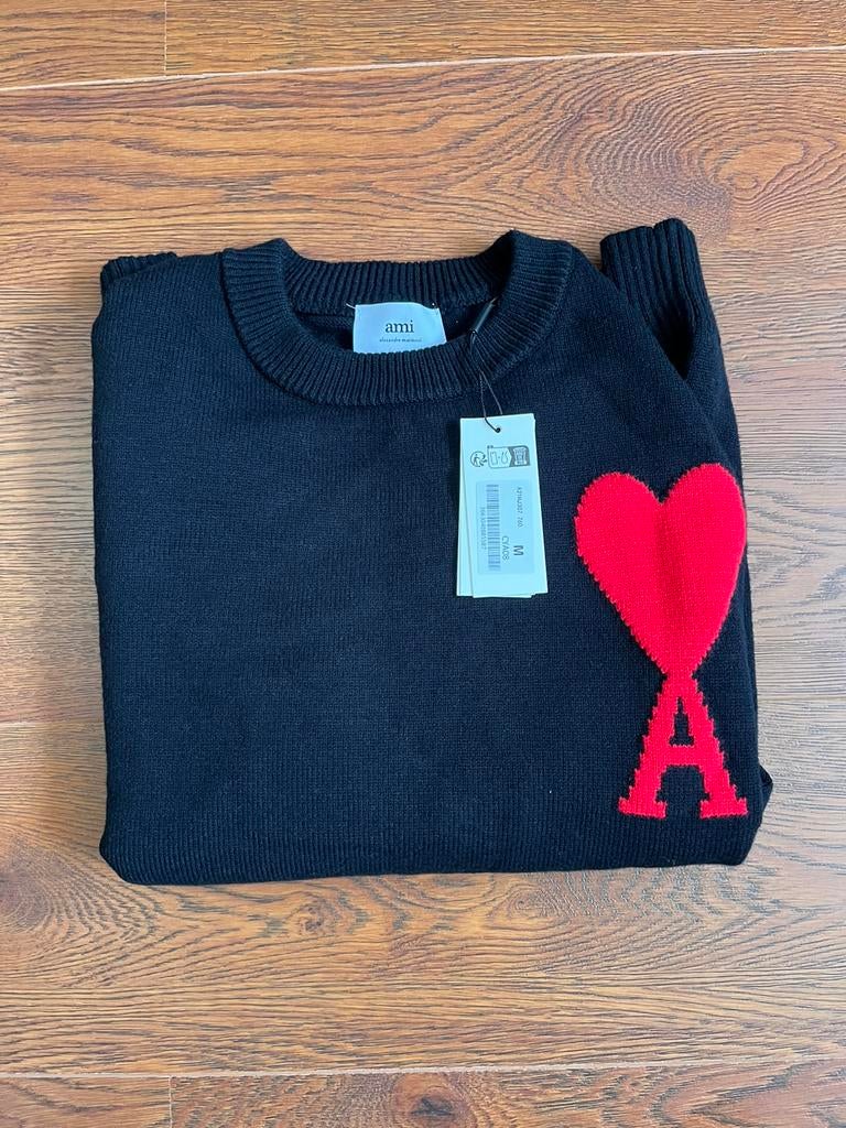 Ami sweater, Kleding | Heren, Truien en Vesten, Ophalen of Verzenden, Nieuw, Maat 48/50 (M), Zwart