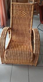 Rieten stoel, Ophalen, Gebruikt, 75 tot 100 cm, 50 tot 75 cm