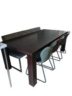 Eettafel, Huis en Inrichting, Tafels | Eettafels, Ophalen, Gebruikt, Eikenhout, 200 cm of meer