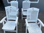 Hartman Prestige Tuinstoelen - Set van 4, Tuin en Terras, Ophalen, Gebruikt, Kunststof, Verstelbaar