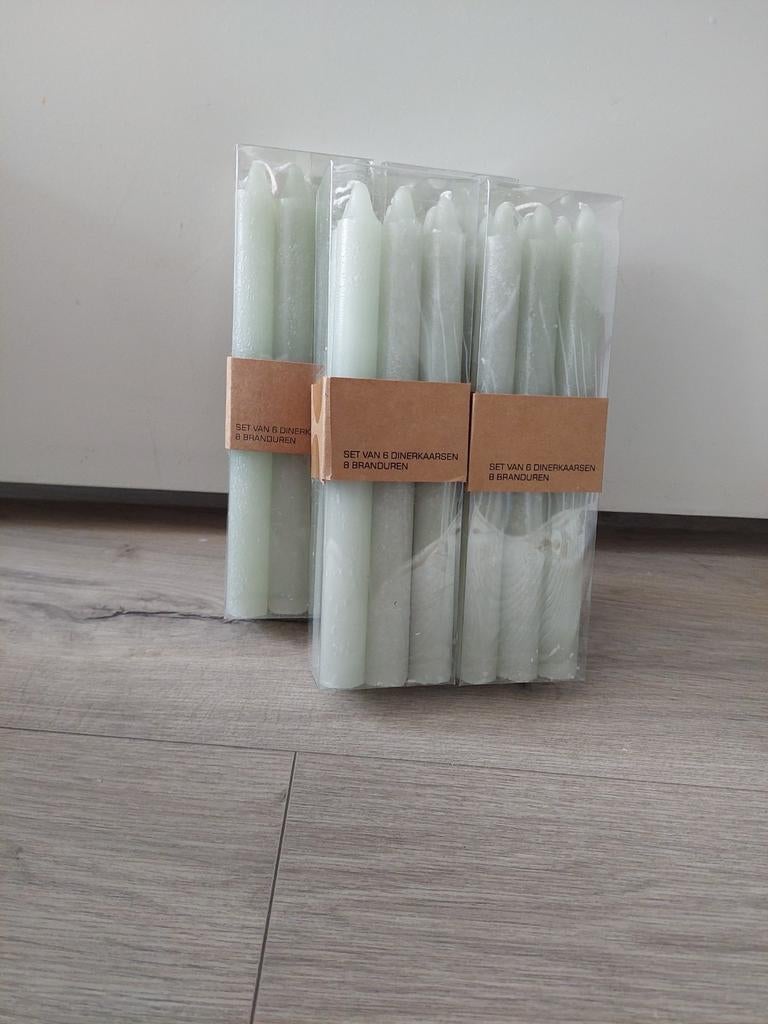 Nieuwe dinerkaarsen - set van 6, Ophalen, Overige materialen, Nieuw, Kaars