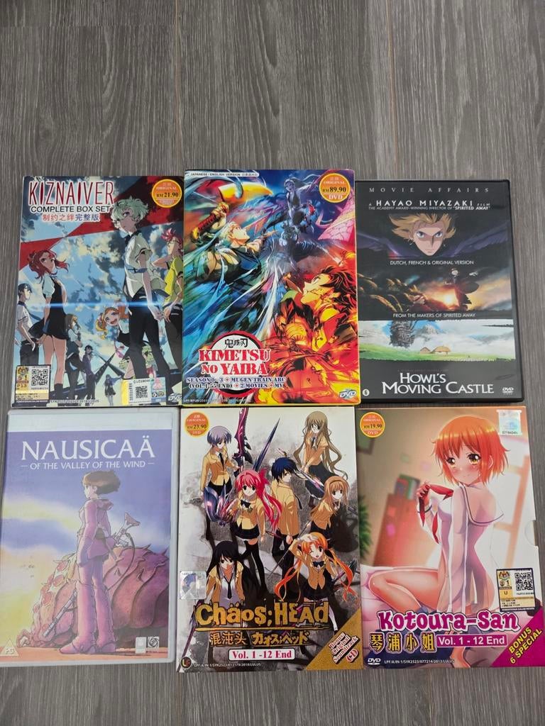 Manga / Anime dvd's oa Kiznaiver, Alle leeftijden, Ophalen of Verzenden, Zo goed als nieuw, Anime (Japans)