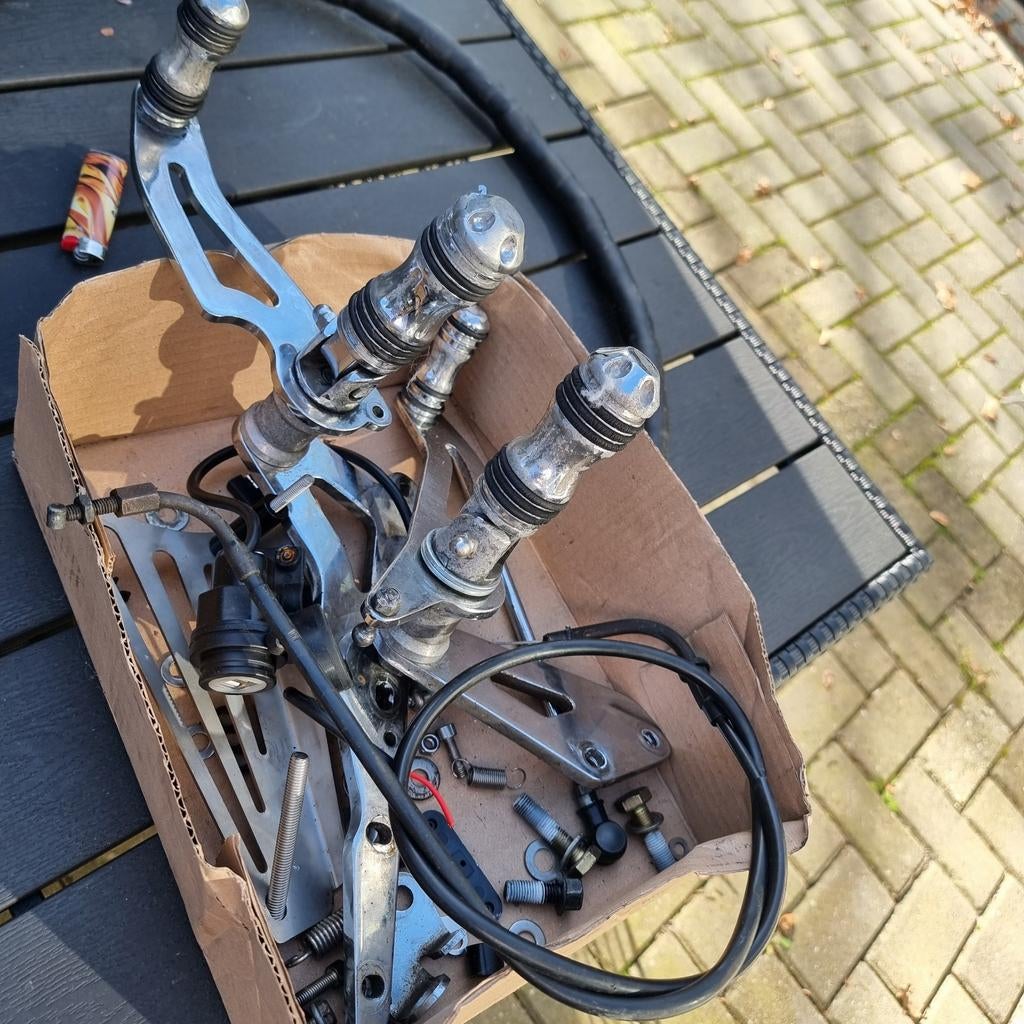 Motorfiets voetsteunen yamaha dragstar xvs 1100 1999, Ophalen of Verzenden