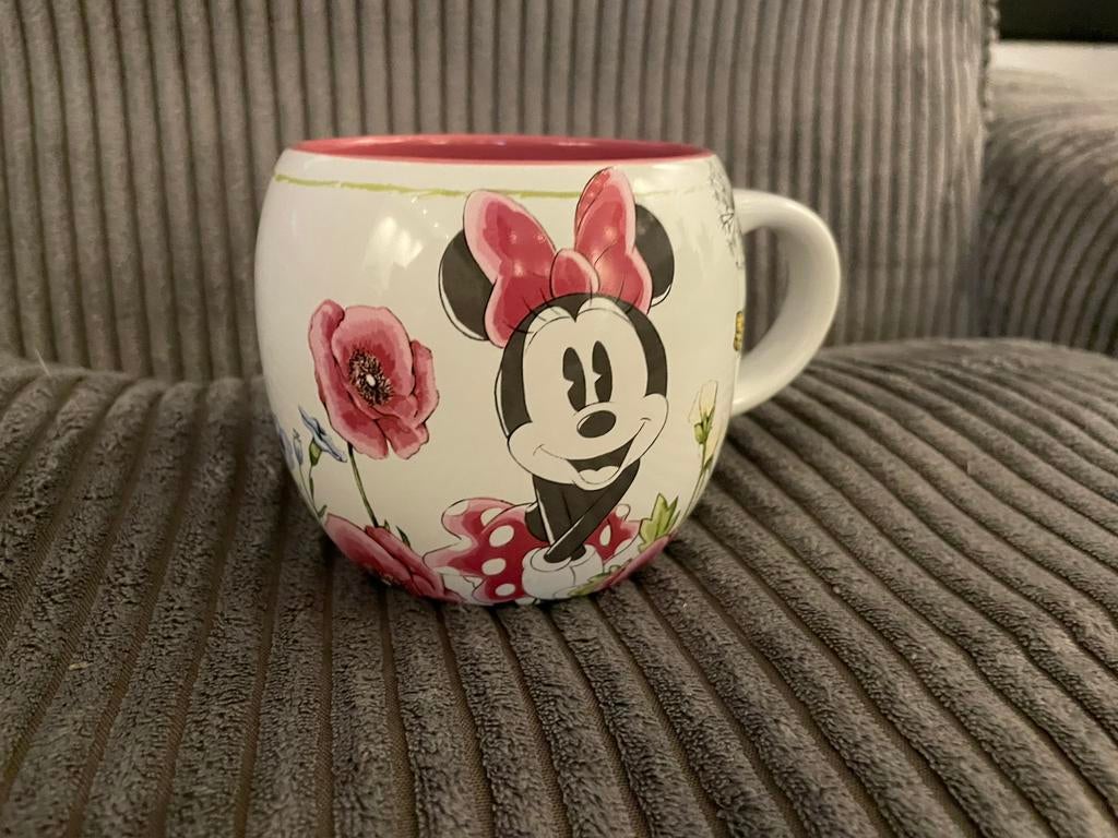 Hele mooi Disney Minnie Mouse mok beker uit Disneyland Paris, Ophalen of Verzenden, Mickey Mouse, Zo goed als nieuw, Servies