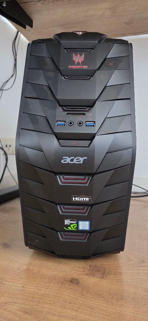 Game computer Acer Predator, Ophalen, Gebruikt, Acer Predator, Met monitor