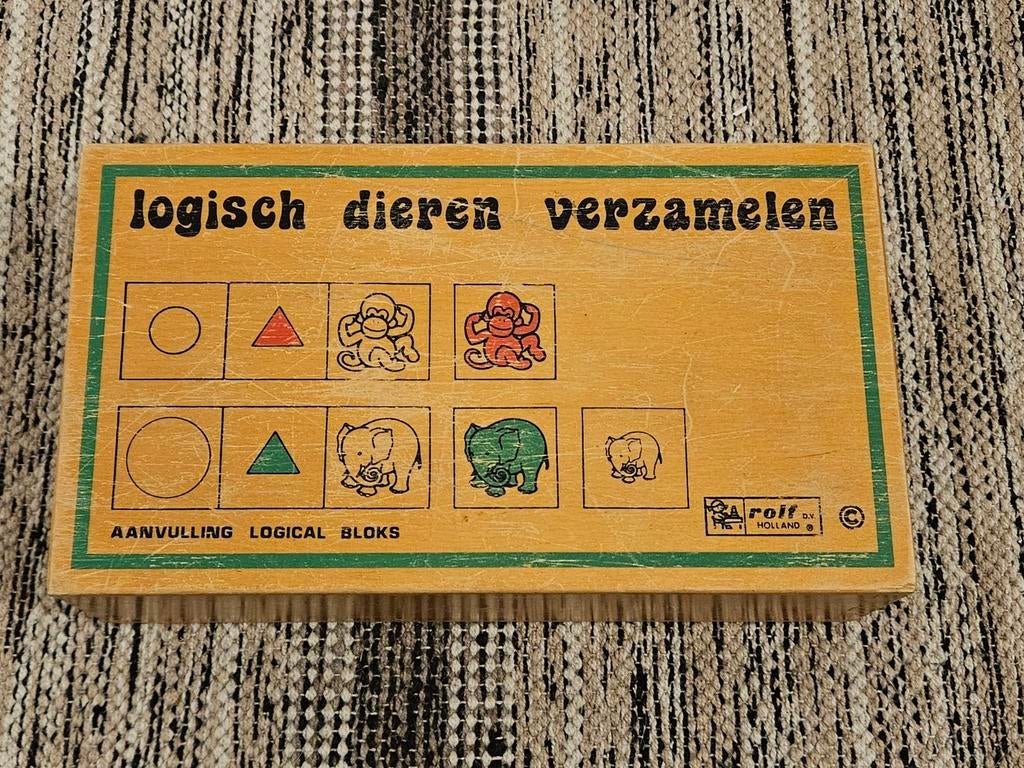 Vintage Rolf Logisch Dieren Verzamelen Puzzel, Ophalen