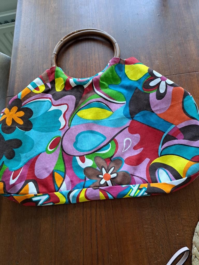 Kleurrijke Bulaggi handtas met bloemenprint, Ophalen, Handtas