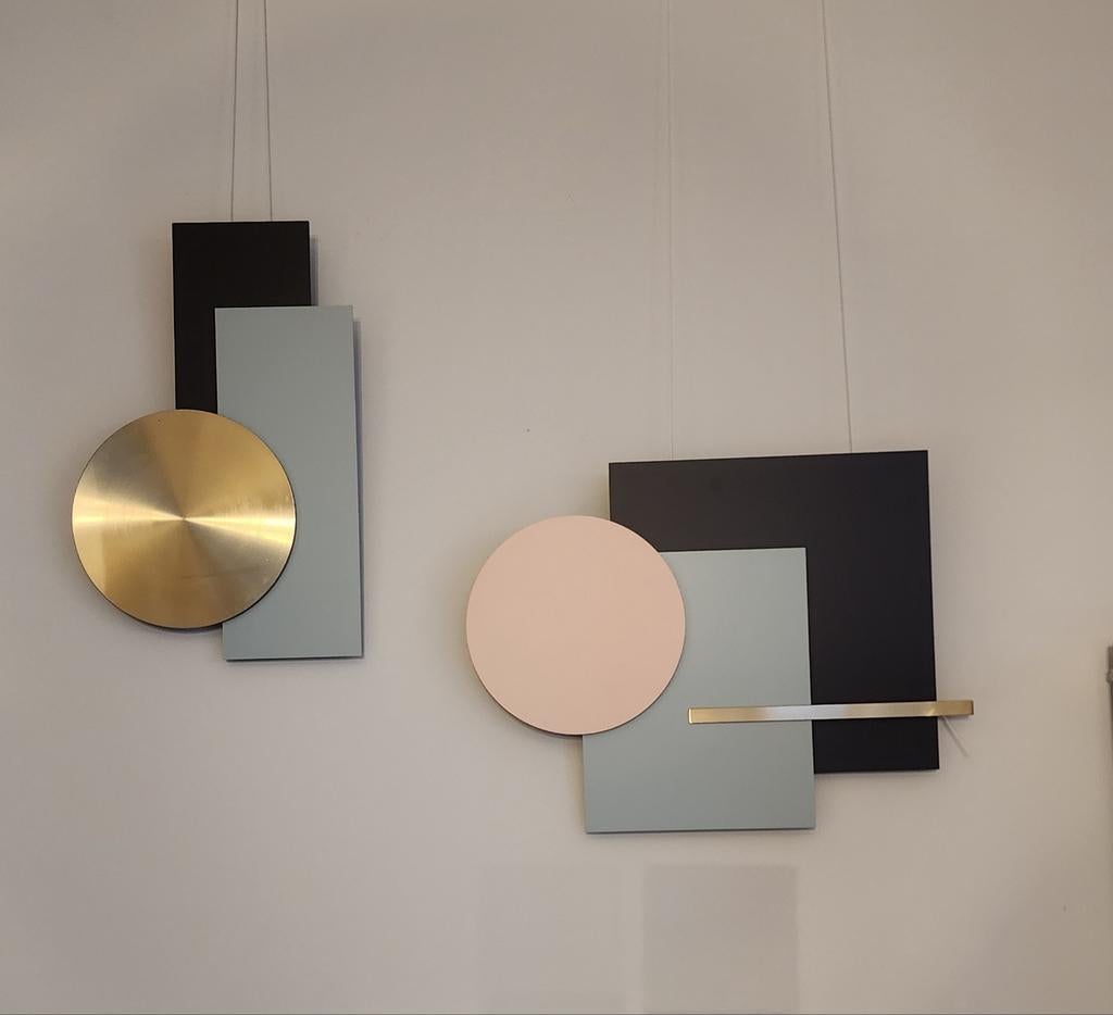 Moderne Wanddecoratie Set - Geometrische Vormen, Ophalen