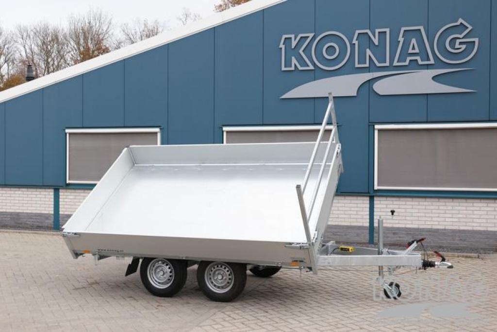 Superactie: Konag Easyline kipper / kiepaanhangwagen 304x160, Nieuw