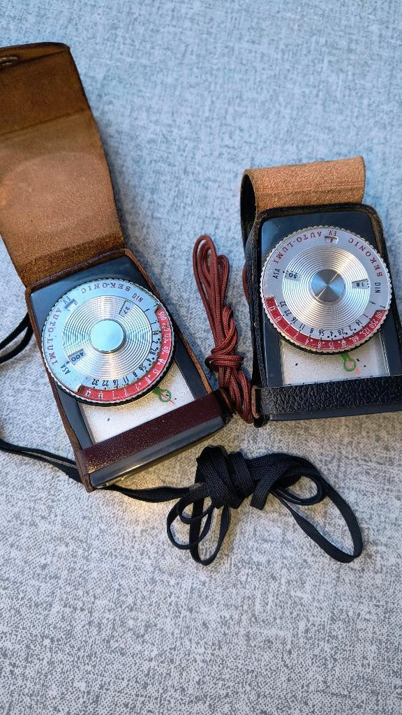 2 Foto-elektrische Belichtingsmeters, Audio, Tv en Foto, Fotografie | Fotostudio en Toebehoren, Gebruikt, Overige typen, Ophalen of Verzenden