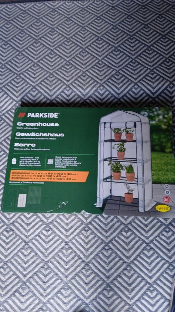 Te koop een kas voor de plantjes, Tuin en Terras, Kassen, Ophalen of Verzenden, Glas, Aluminium