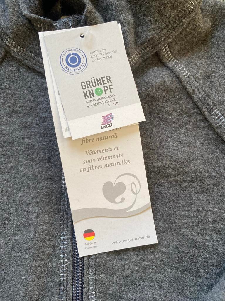 Prachtige nieuwe jas gekookte wol ENGEL NATUR mt 110/116, Verzenden, Nieuw, Jongen of Meisje, Jas