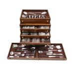 Boulenger & Cie. - Verzilverde bestekcassette - 196-delig, Antiek en Kunst, Ophalen