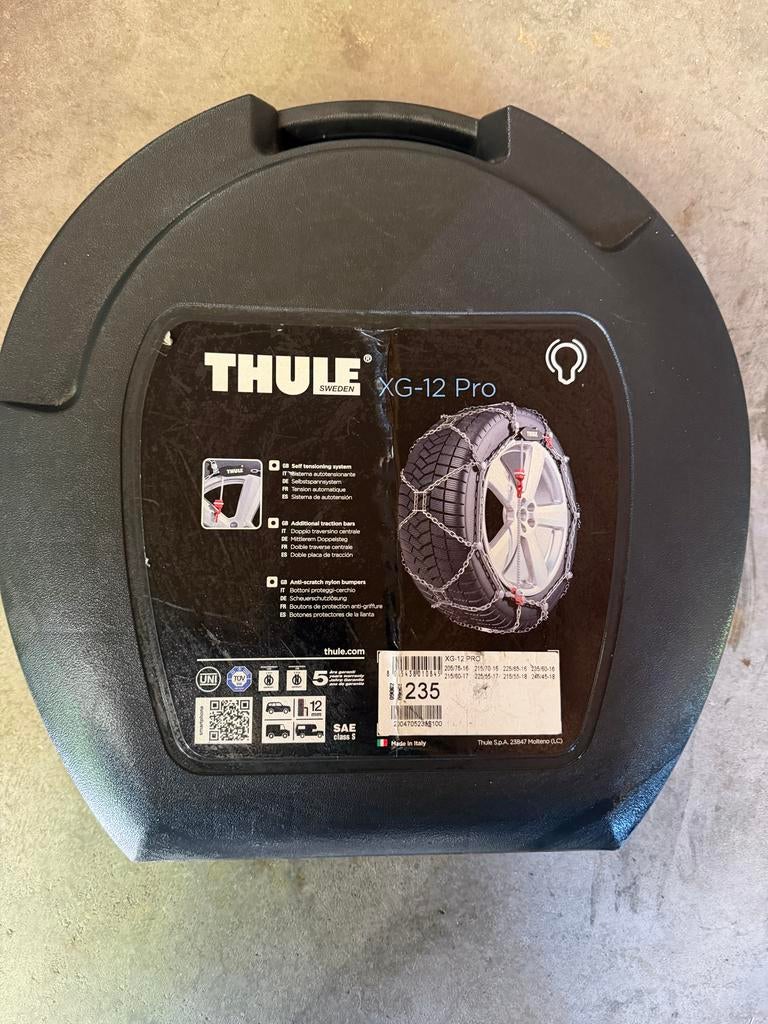 Thule XG-12 Pro sneeuwkettingen - Diverse maten, Ophalen, Zo goed als nieuw