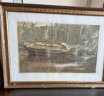 Antieke Ets DJA Jordens, Ophalen of Verzenden