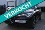 Alfa Romeo Stelvio 2.0 T AWD Q4 200PK Leer Navi Trekhaak Key, Automaat, Zwart, 4 cilinders, Zwart