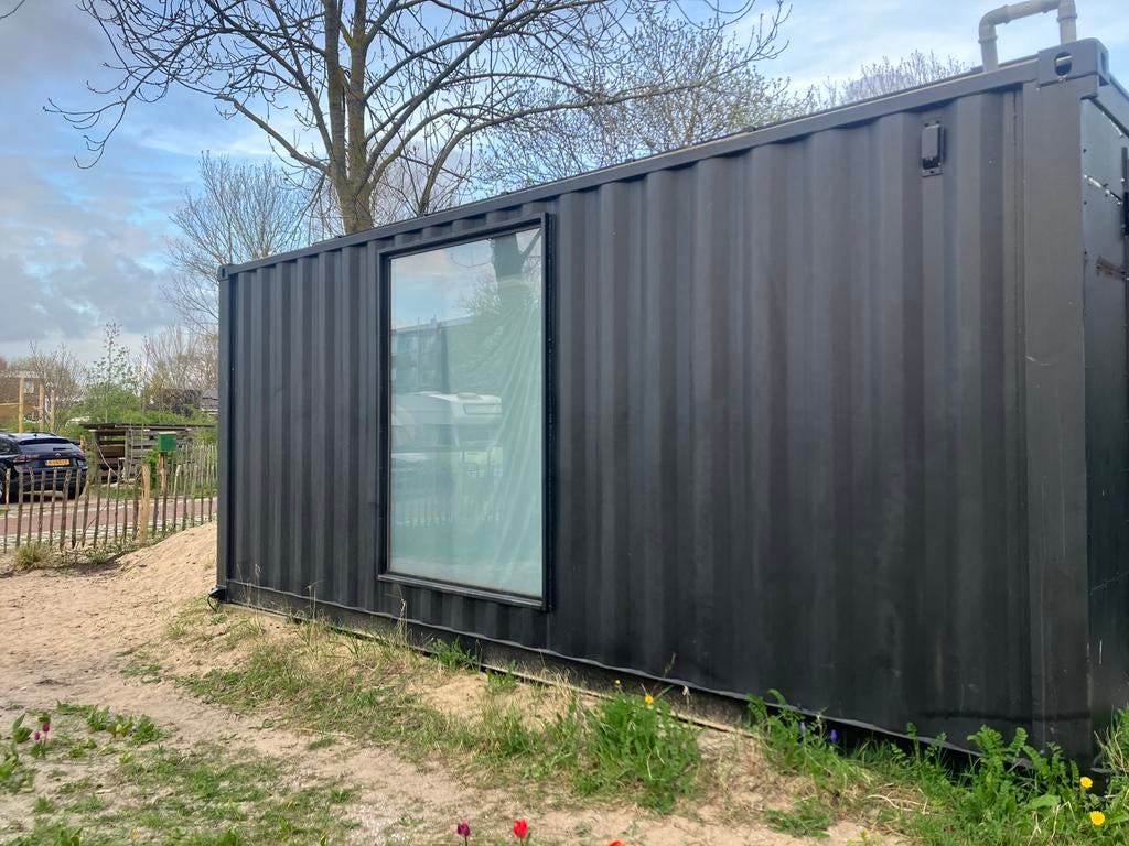 20 ft container met complete sauna, Ophalen, Zo goed als nieuw, Fins of Traditioneel, Complete sauna