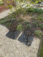 Twee robuuste vuurkorven met grondplaat, Ophalen, Gebruikt, Vuurkorf